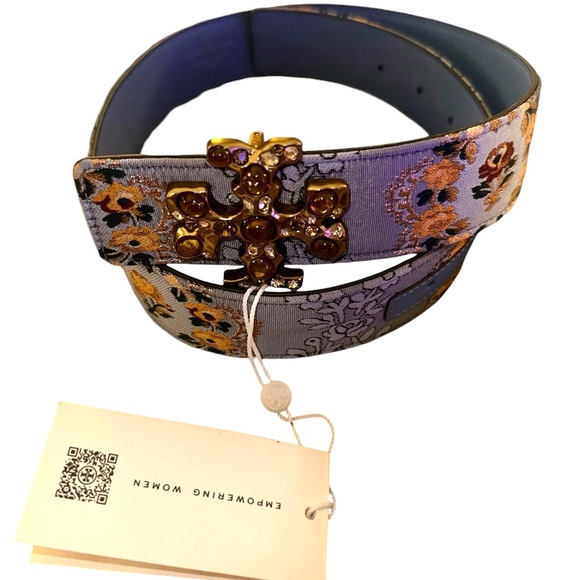 Tory Burch Eleanor Embellished Belt - Picture 1 of 4
